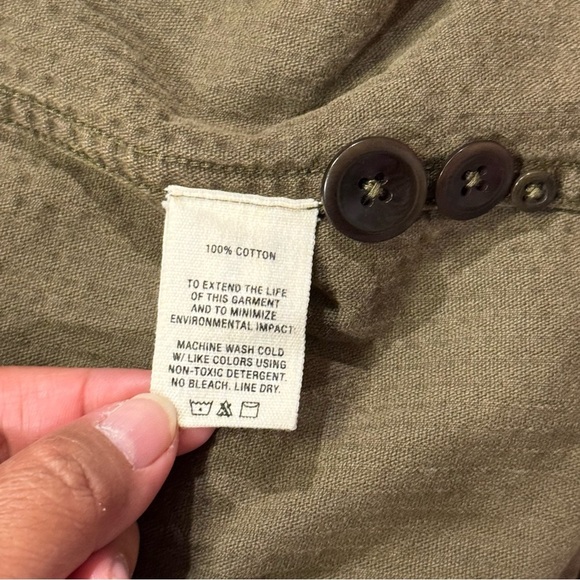 Alex Mill Men's Large Olive Green Rugged Corduroy Mill Blazer Sack Jacket Casual - Picture 5 of 5